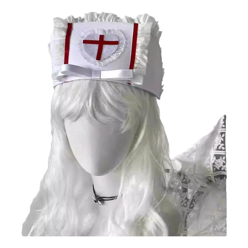 Cosplay Floating Prop - تأثيري قبعة ممرضة قبعة الملحقات الدعامة