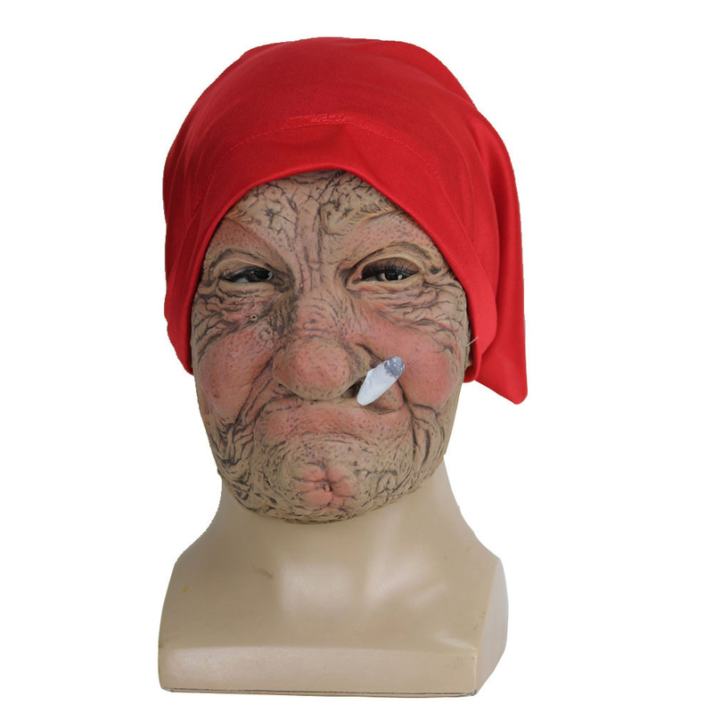 قناع الجدة المدخنة من لي كول،  - مراجعة Cosplay Material For Prop وسعره