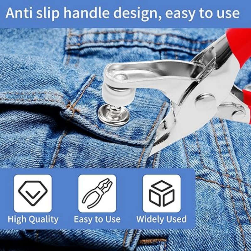 طقم أزرار كبس معدنية 9.5 ملم - - مراجعة Snap Fastener Set وسعره