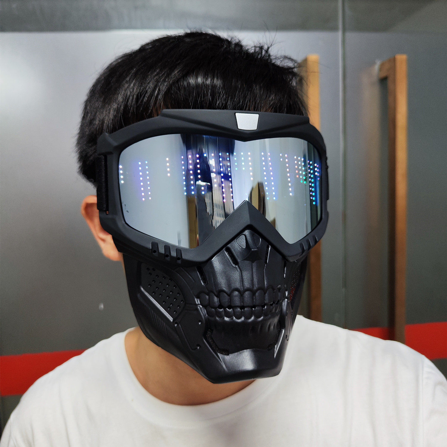 قناع سايبر بانك للتنكر، قناع ت - مراجعة Cosplay Prop Pattern وسعره