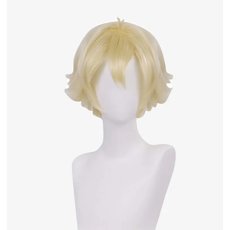 شعر مستعار قصير برتقالي للرجال - مراجعة Cosplay Material For Prop وسعره