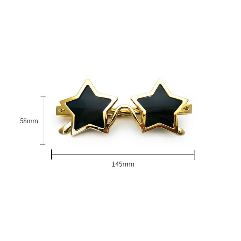 نظارات شمسية بنمط النجوم لشخصي - مراجعة Cosplay Prop Pattern وسعره
